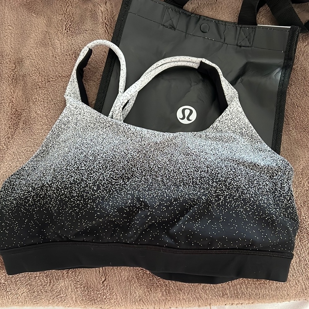 Lululemon speckled bra - size 10 like new